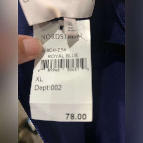 NWT Charles Henry XL Royal Blue Sheath Dress - Picture 8 of 10